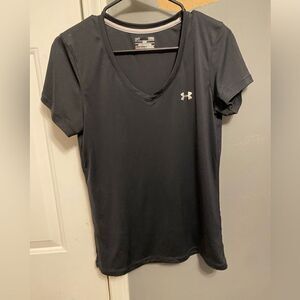 Black Under Armour Heat Gear T-Shirt Size Large